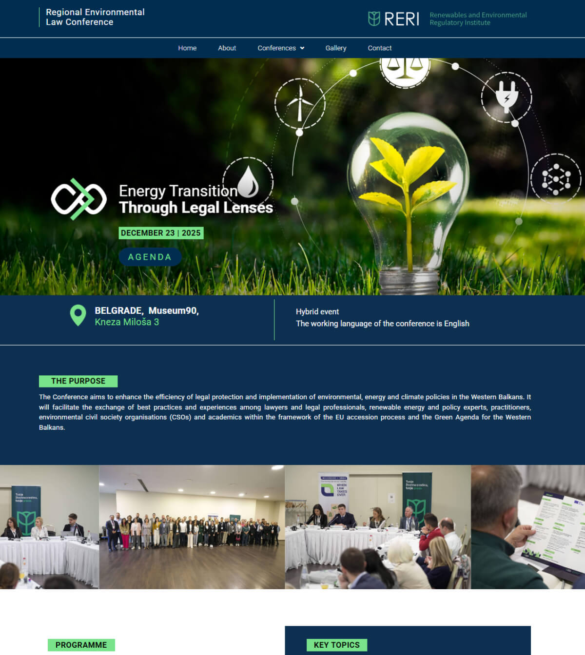 Environmental Law Conference RERI